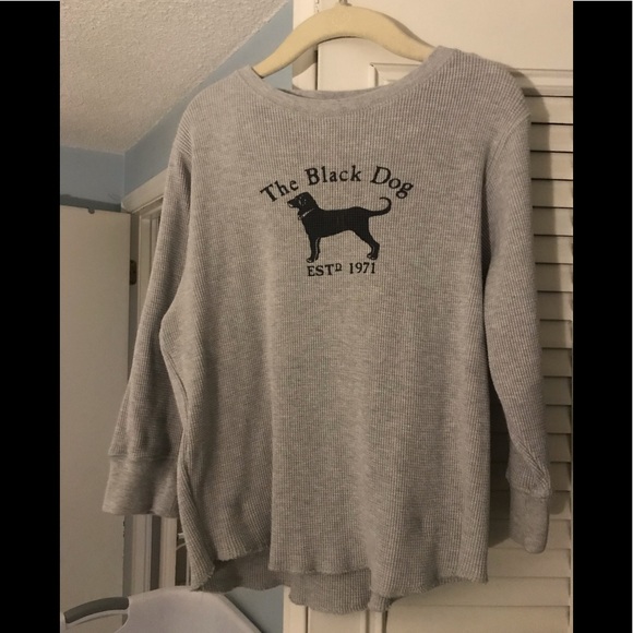The Black Dog Other - Boys the black dog thermal long sleeve shirt